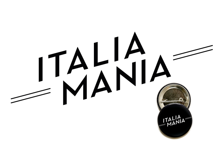 Logotype Italia Mania design Laurence Marcoux
